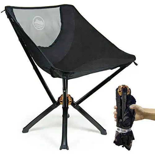 CLIQ Portable Chair Camping Chairs - Compact Folding Chair for Adults That Sets Up in 5 Seconds