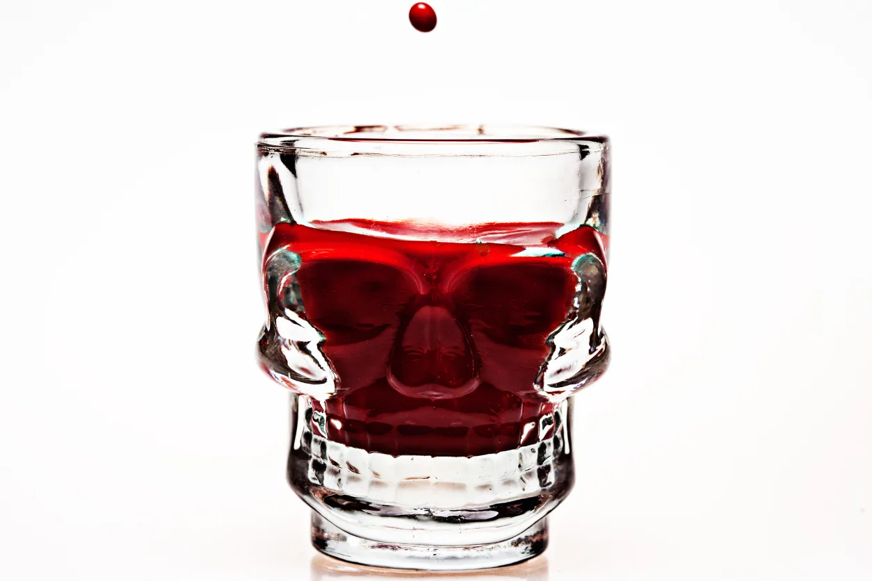 skull blood