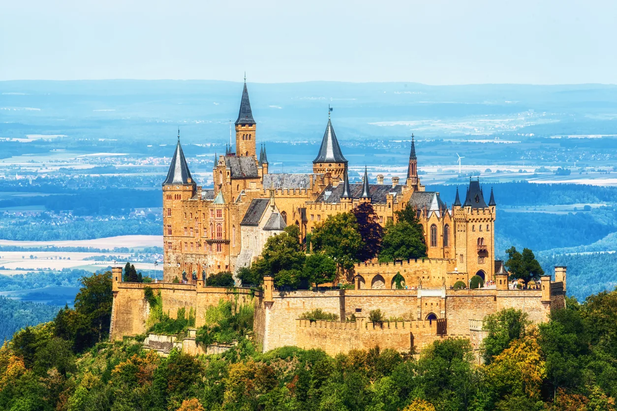 hohenzollern castle in the black forest, germany